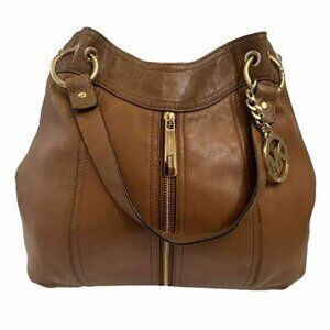 Michael Kors Handbag Leather Shoulderbag camel Purse Satchel  tote